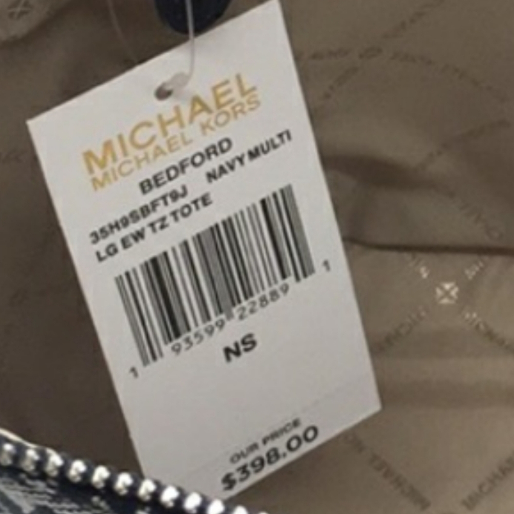 Michael Kors Bedford LG EW TZ Tote Blue - Picture 4 of 7